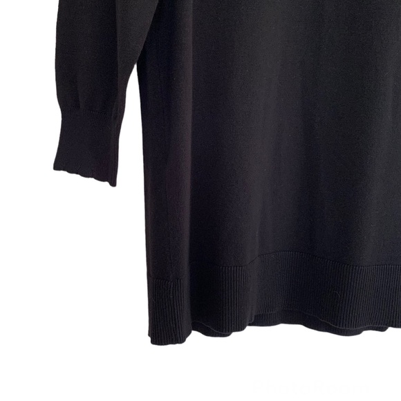 Joseph A. Black Scalloped Sweater - Picture 8 of 10